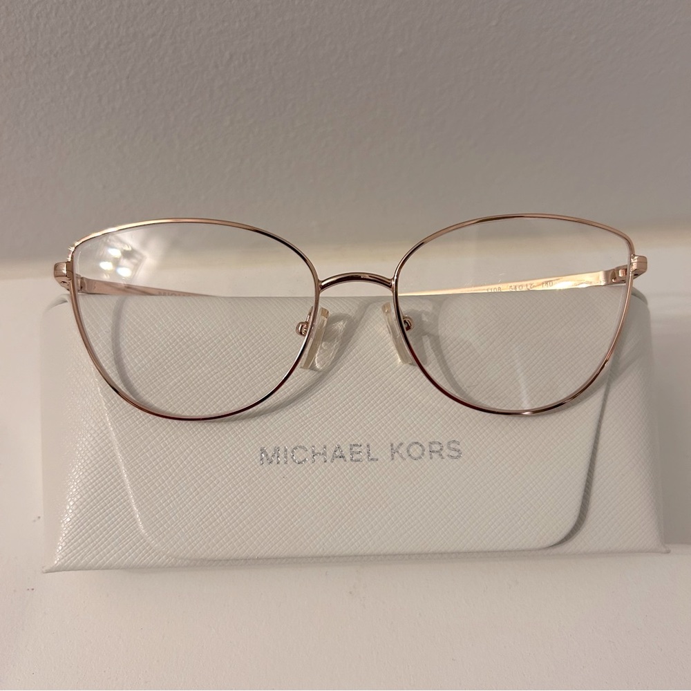 MICHAEL KORS MK 3030 Buena Vista Cat Eye Frames in Gold - NEW IN PACKAGING